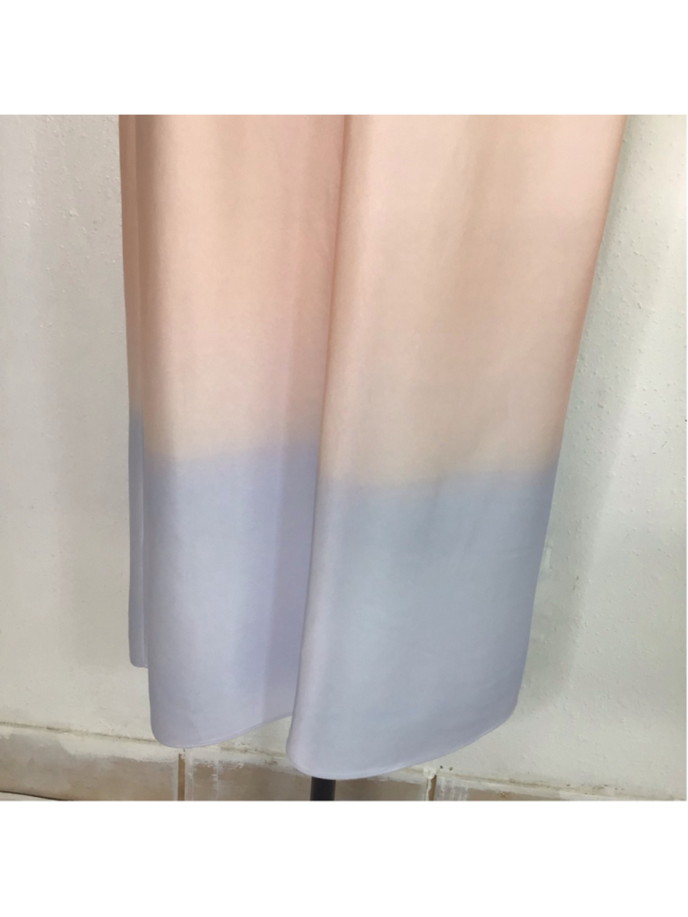 Significant Other Women Elegant Orange Blue Ombre Cutout Maxi Dress Size 8 - Picture 8 of 12